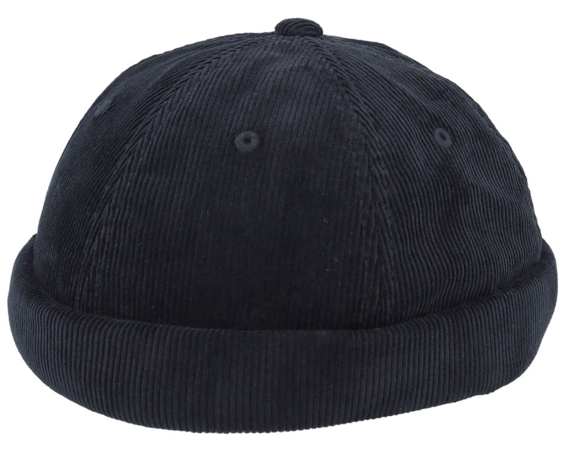 Black Corduroy Docker, fiskarmössa i räfflad bomullsmanchester