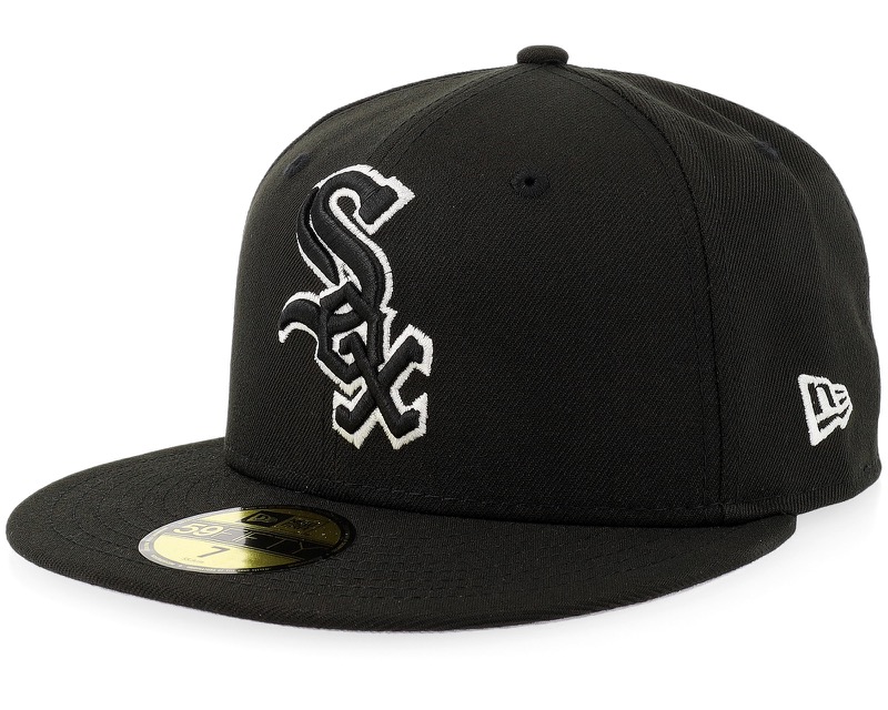 Chicago White Sox MLB Basic 59FIFTY Black Fitted-keps