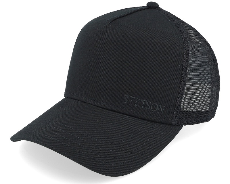 Cotton Black Trucker