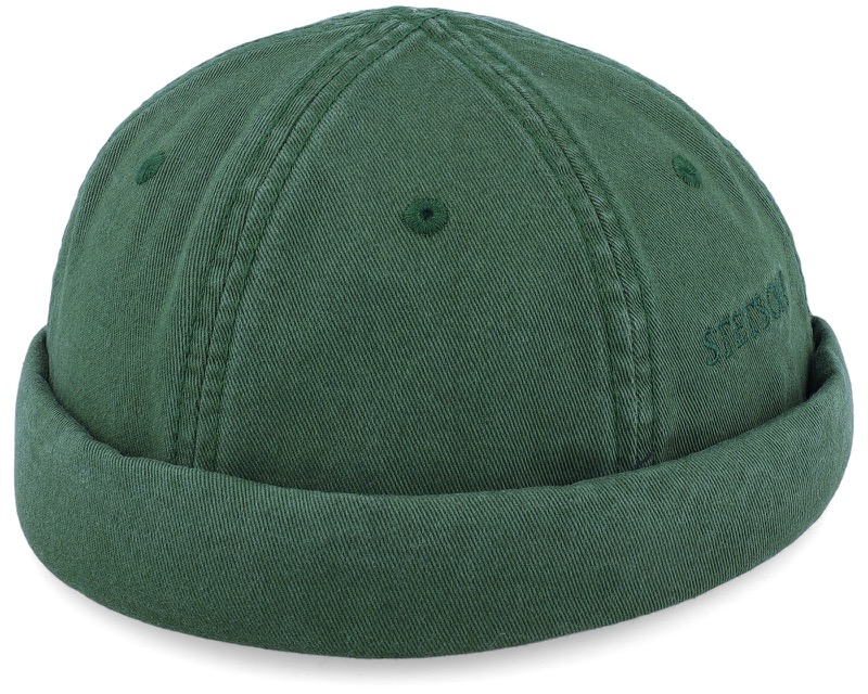 Cotton Green Docker, grön fiskarmössa i bomull