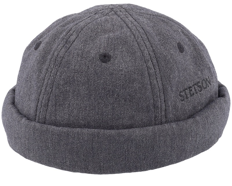 Cotton Melange Black Docker i melerad bomull från Stetson