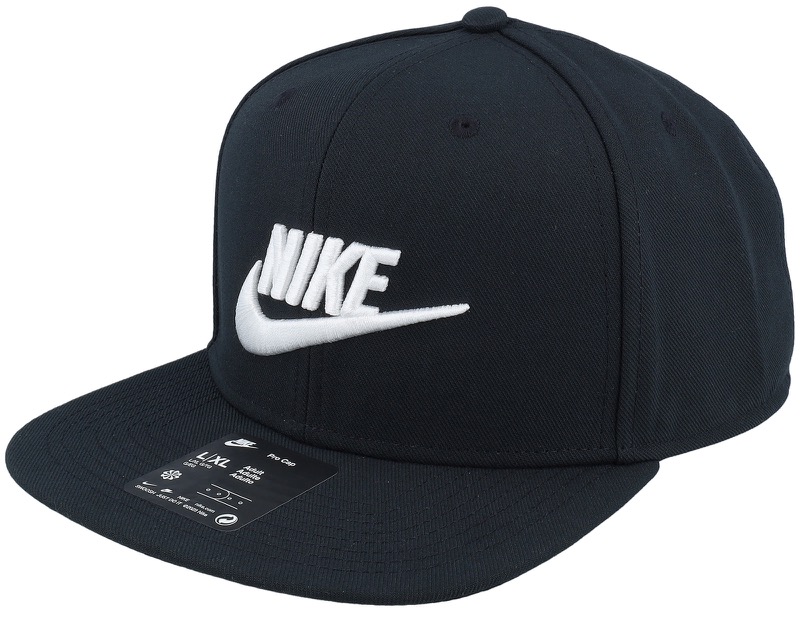 Nike Dri-fit Pro Cap snapback i svart och vitt