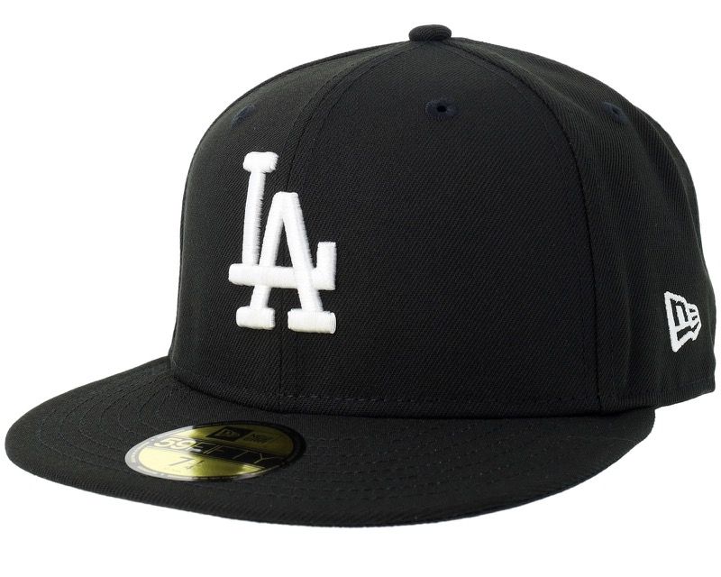Los Angeles Dodgers MLB Basic 59FIFTY fitted keps i svart