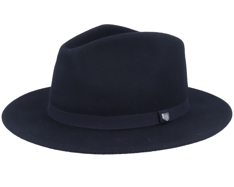 Messer Packable Black Fedora i packbar ullfilt