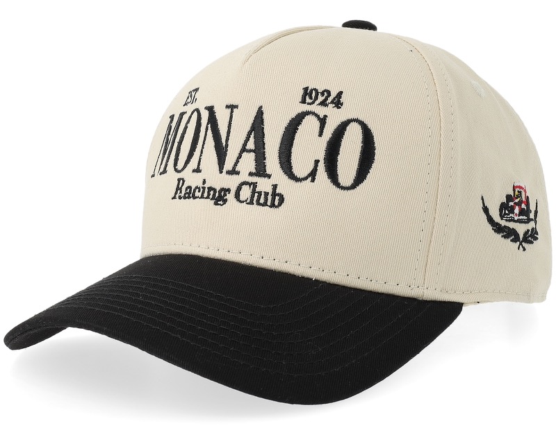 Monaco Racing Club justerbar keps i sten och svart