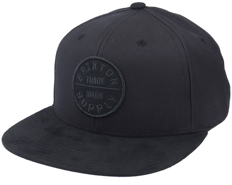 Oath III snapback i svart bomull