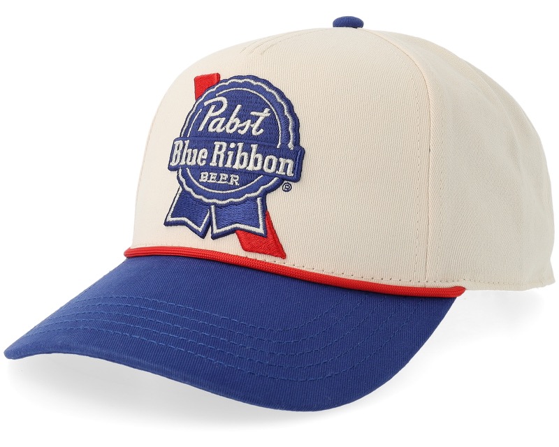 Pabst Scottie snapback i elfenben och kungsblått