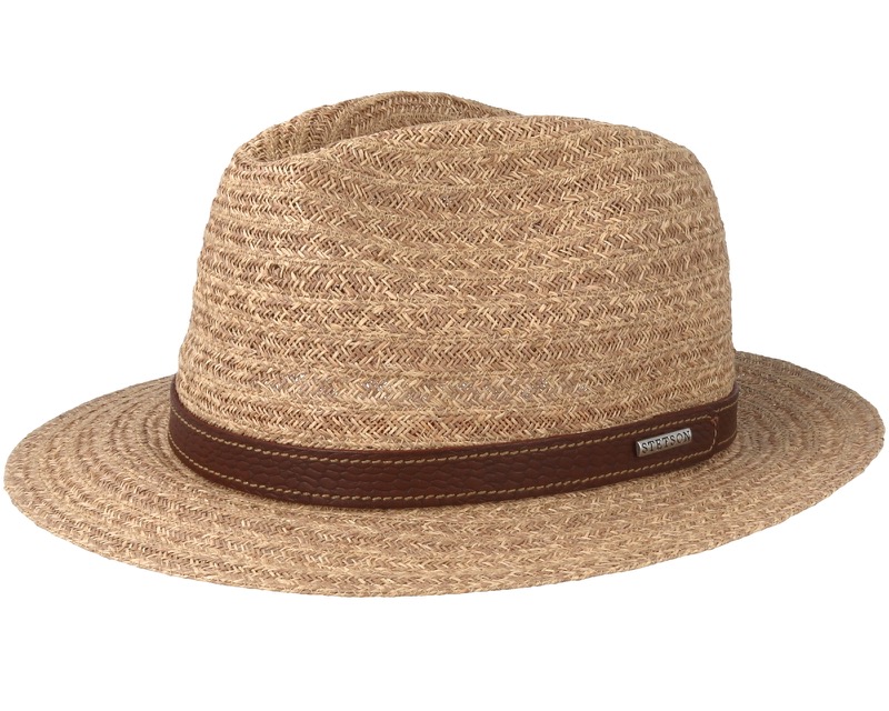Raffia Beige Straw Hat i naturstrå